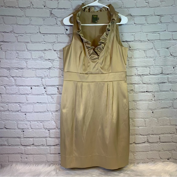 Taylor Dresses & Skirts - Taylor Gold Shimmer Cocktail Dress